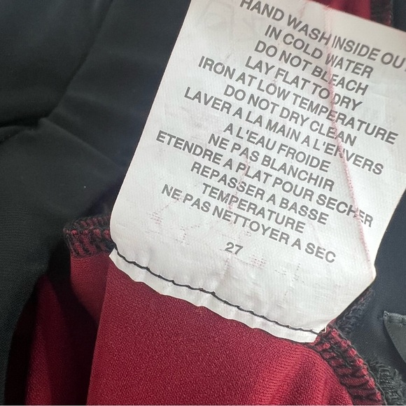 Sympli Scarlet Black Spandex Blend Matrix Stretch  Skirt - Picture 9 of 10